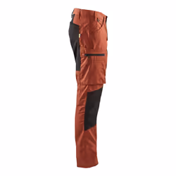 Blakläder 145918455999 Pantaloni Nero, Rosso