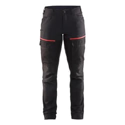 Blakläder 716618459956 Pantaloni Nero, Rosso