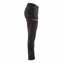 Blakläder 716618459956 Pantaloni Nero, Rosso