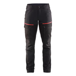 Blakläder 716618459956 Pantaloni Nero, Rosso