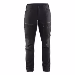 Blakläder 716618459998, Pantaloni, Donna, Nero, Grigio, C36, 11 tasche, Chiusura a bottone, Allacciatura a zip