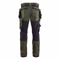 Blakläder 175018324298 Pantaloni Nero, Verde - Vista aggiuntiva 2