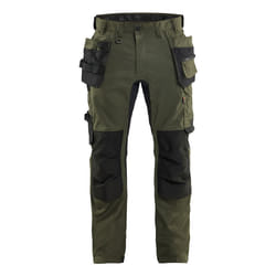 Blakläder 175018324298 Pantaloni Nero, Verde