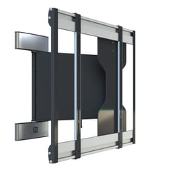 SMS Smart Media Solutions Slim Swing 116,8 cm (46") Nero, Argento