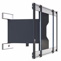SMS Smart Media Solutions Slim Swing 116,8 cm (46") Nero, Argento