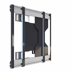 SMS Smart Media Solutions Slim Swing 116,8 cm (46") Nero, Argento