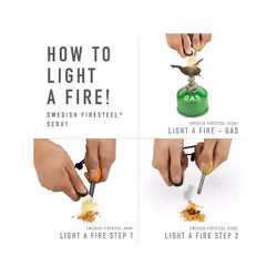 Light My Fire Swedish FireSteel BIO scout 2in1 Magnesio - Vista aggiuntiva 4