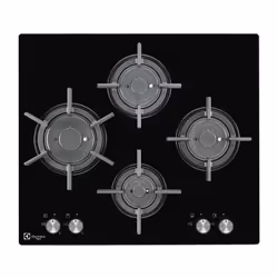 Electrolux PVF645UON. Colore del prodotto: Nero, Posizionamento dell'apparecchio: Da incasso, Tipo di piano cottura: Gas. Tip ...