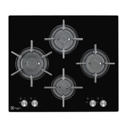Electrolux - PVF645UON. Colore del prodotto: Nero, Posizionamento dell'apparecchio: Da incasso, Tipo di piano cottura: Gas. Tipo di controllo: