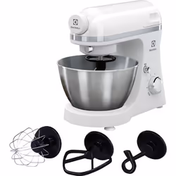 Electrolux EKM3010 Sbattitore con base 800 W Acciaio inox, Bianco