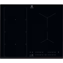 Electrolux EIV654, Nero, Da incasso, 60 cm, Piano cottura a induzione, Vetro, 4 Fornello(i)