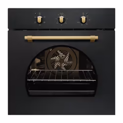 Electrolux - Forno multifunzione FR 53 G finitura nero ghisa con manopole finitura bronzo da 60 cm