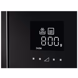 AEG MBE2658DEM Nero, Acciaio inox Microonde con grill Da incasso 26 L 900 W