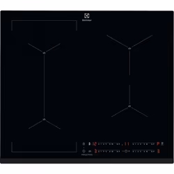 Electrolux EIS62449, Nero, Da incasso, 60 cm, Piano cottura a induzione, 4 Fornello(i), 4 Fornello(i)