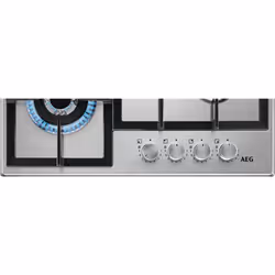 AEG HGB64420SM Nero, Acciaio inox Superficie piana 56 cm Gas 4 Fornello(i) - Vista aggiuntiva 5