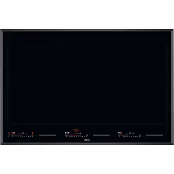 AEG IKK86683FB, Nero, Da incasso, 78 cm, Piano cottura a induzione, Vetro-ceramica, 4 Fornello(i)