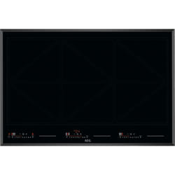 AEG IKK86683FB piano cottura Nero Da incasso 78 cm Piano cottura a induzione 4 Fornello(i)