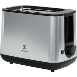 Electrolux E3T1-3ST tostapane 2 fetta/e 800 W Nero, Acciaio inox