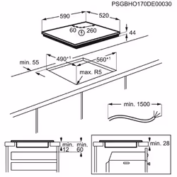 Electrolux LIL61443BW Bianco Da incasso 59 cm Piano cottura a induzione 4 Fornello(i) - Vista aggiuntiva 6