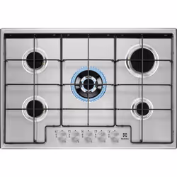 Electrolux EGS7534X, Acciaio inox, Da incasso, 74.5 cm, Gas, Acciaio inox, 5 Fornello(i)