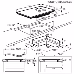 AEG IKB84443IB Nero Da incasso 80 cm Piano cottura a induzione 4 Fornello(i) - Vista aggiuntiva 8
