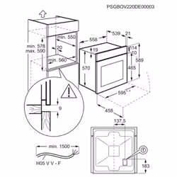 Electrolux EOF3H50BX 65 L Acciaio inox - Vista aggiuntiva 7