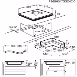 AEG IKS64453IB Nero Da incasso 58 cm Piano cottura a induzione 4 Fornello(i) - Vista aggiuntiva 8