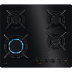 AEG HKB64453NB Nero Da incasso 59 cm Gas 4 Fornello(i)