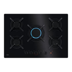 AEG HKB75453NB piano cottura Nero Da incasso 75 cm Gas 5 Fornello(i)