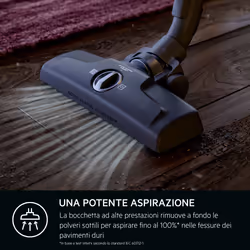 AEG Aspirapolvere con sacco serie 6000 AB61H6SW, Elevata Filtrazione, Potente 850W, 3.5L Capacità Sacchetto, Aspirapolvere a traino, Bianco - Vista aggiuntiva 3