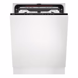 AEG FSE73767P, A scomparsa totale, Dimensione massima (60 cm), Bianco, Nero, Tiro a effetto, Touch, Caldo