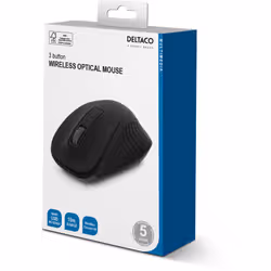 Deltaco MS-710 mouse Ufficio Mano destra RF Wireless Ottico 1200 DPI - Vista aggiuntiva 2