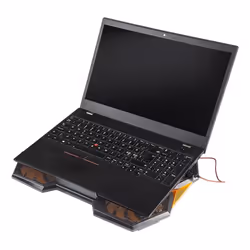 Deltaco GAM-072 base di raffreddamento per laptop 1300 Giri/min Nero, Arancione - Vista aggiuntiva 5