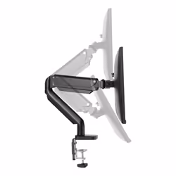 Deltaco ARM-0350 Supporti a parete per TV 81,3 cm (32") Scrivania Nero