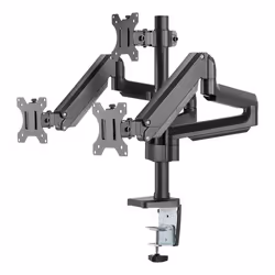 Deltaco ARM-0352, Morsa, 7 kg, 43,2 cm (17"), 68,6 cm (27"), 100 x 100 mm, Nero