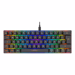 Deltaco Gaming GAM-075-DE tastiera USB QWERTZ Tedesco Nero - Vista aggiuntiva 4