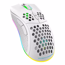 Deltaco GAM-120-W mouse Gaming Mano destra RF Wireless + USB Type-C Laser 6400 DPI - Vista aggiuntiva 4