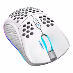 Deltaco GAM-120-W mouse Gaming Mano destra RF Wireless + USB Type-C Laser 6400 DPI - Vista aggiuntiva 5