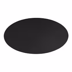 Deltaco GAM-125, Interno, Nero, Monocromatico, Poliestere, 110 cm, 3 mm