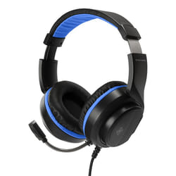 Deltaco GAM-127 cuffia e auricolare Cablato Casco Gaming Nero, Blu