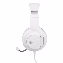 Deltaco GAM-127-W cuffia e auricolare Cablato Casco Gaming Blu, Bianco