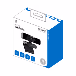 Deltaco W-200 webcam 3,7 MP 2560 x 1440 Pixel Nero - Vista aggiuntiva 6