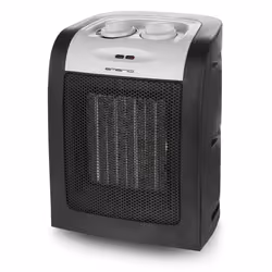 Emerio FH-106145, Riscaldatore ambiente elettrico con ventilatore, Interno, Pavimento, Nero, Bianco, Manopola, 1800 W