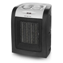 Emerio FH-106145 stufetta elettrica Interno Nero, Bianco 1800 W Riscaldatore ambiente elettrico con ventilatore