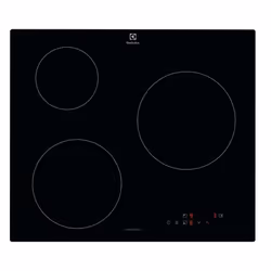 Electrolux LIB60320CK, Nero, Da incasso, 60 cm, Piano cottura a induzione, 3 Fornello(i), 3 Fornello(i)