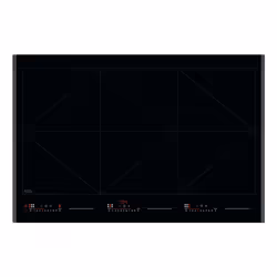 AEG NIR86T00FB, Nero, Da incasso, 80 cm, Piano cottura a induzione, 6 Fornello(i), 6 Fornello(i)