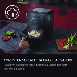 AEG AAF7SB Singolo 6,9 L 1700 W Friggitrice ad aria calda Nero - Vista aggiuntiva 3