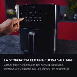 AEG AAF7SB Singolo 6,9 L 1700 W Friggitrice ad aria calda Nero - Vista aggiuntiva 4