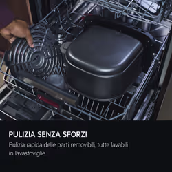 AEG AAF7SB Singolo 6,9 L 1700 W Friggitrice ad aria calda Nero - Vista aggiuntiva 5
