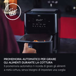 AEG AAF7SB Singolo 6,9 L 1700 W Friggitrice ad aria calda Nero - Vista aggiuntiva 6
